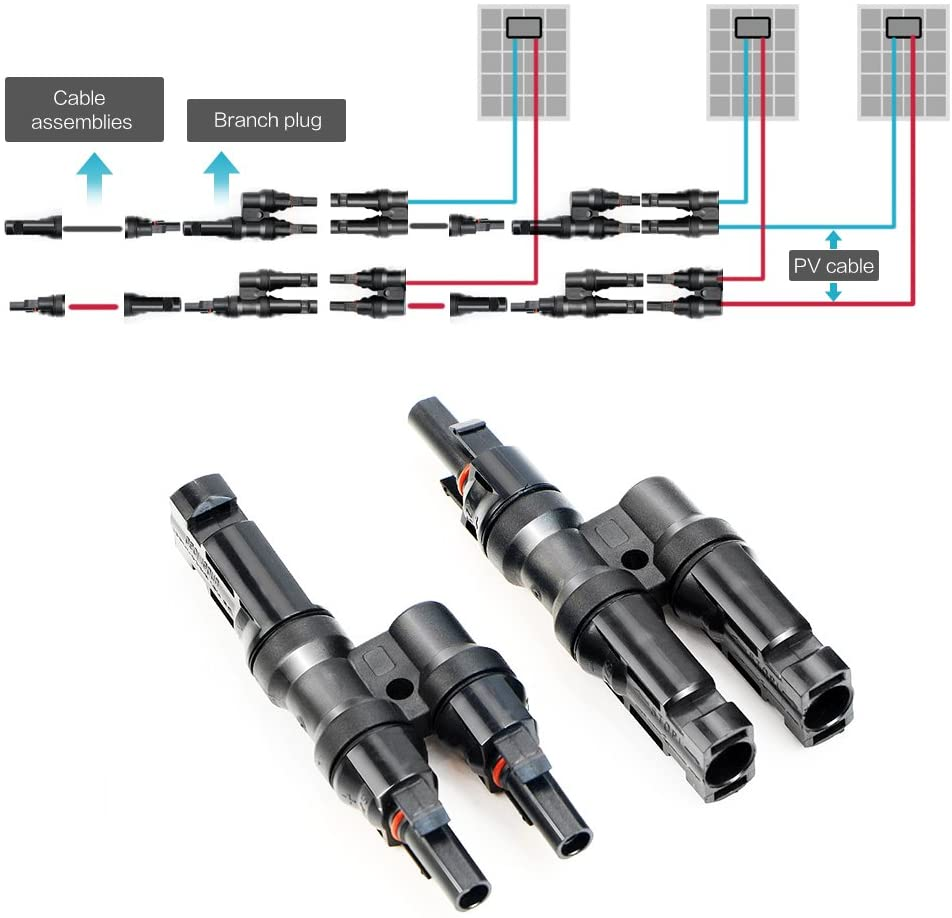 ALLPOWERS Branch Y type Solar Connectors