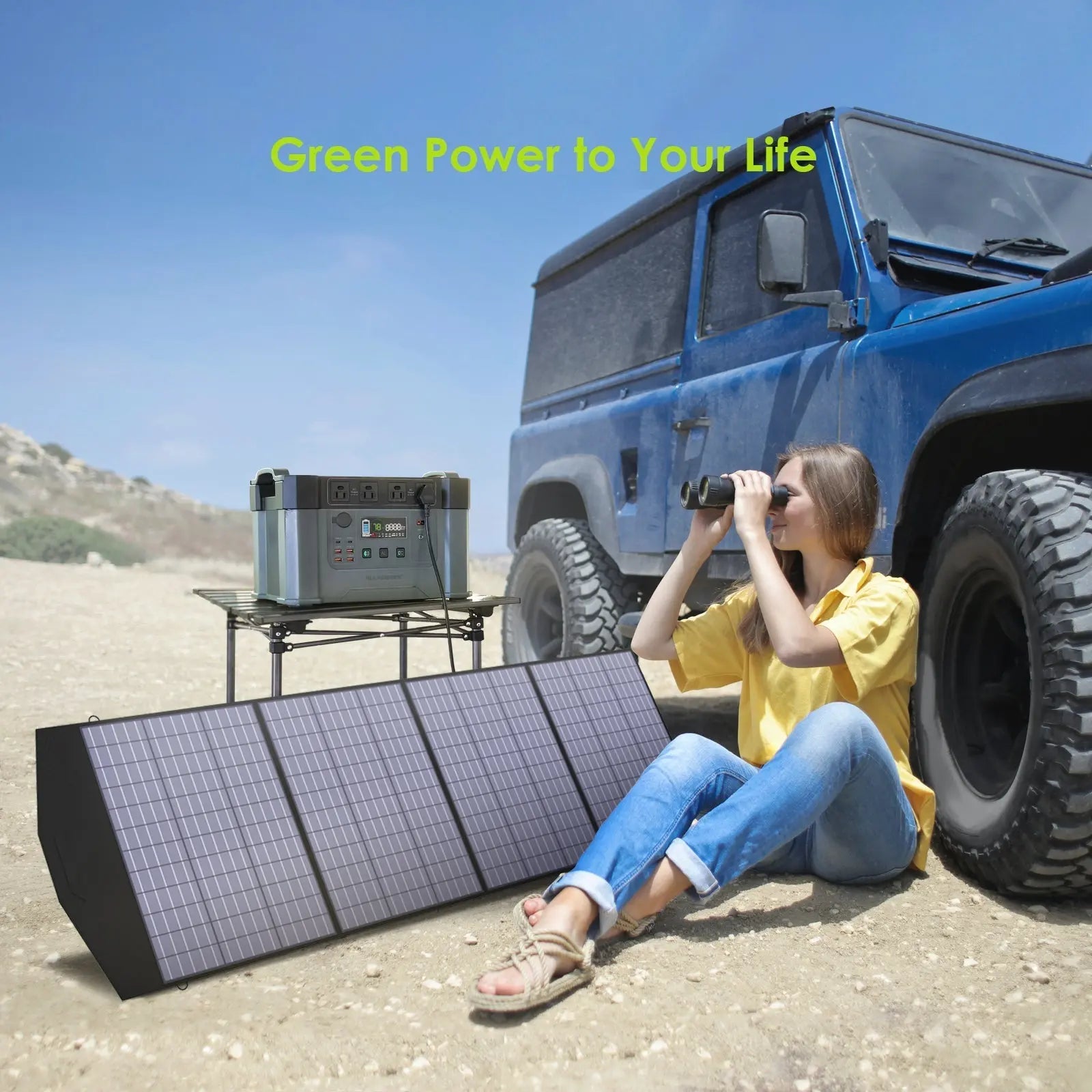 ALLPOWERS SP033 Portable Polycrystalline Solar Panel 200W ALLPOWERS