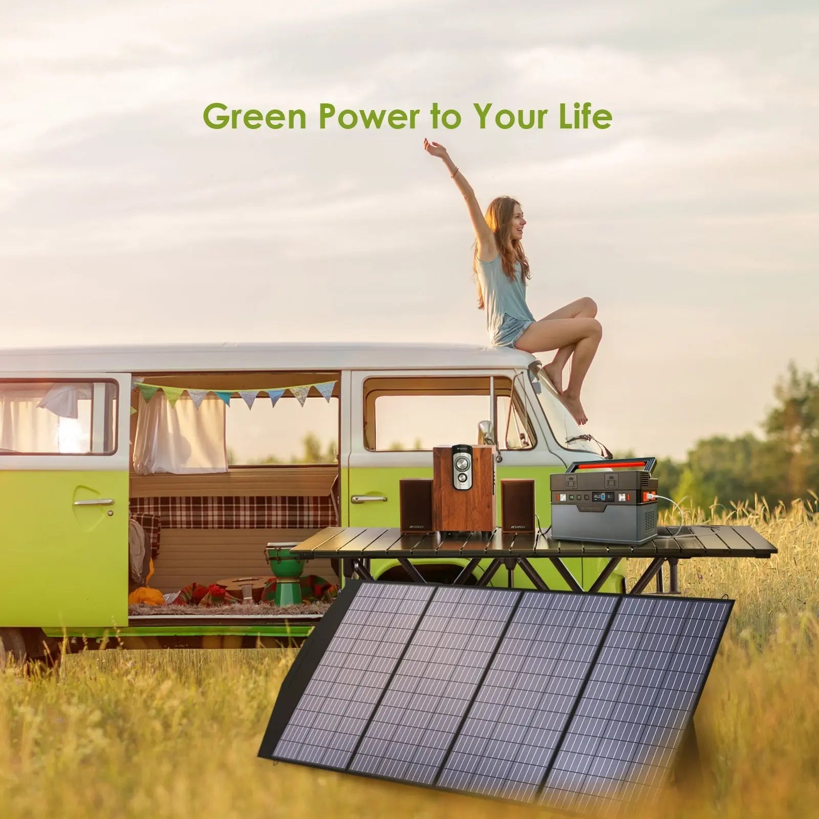ALLPOWERS SP033 Portable Polycrystalline Solar Panel 200W ALLPOWERS