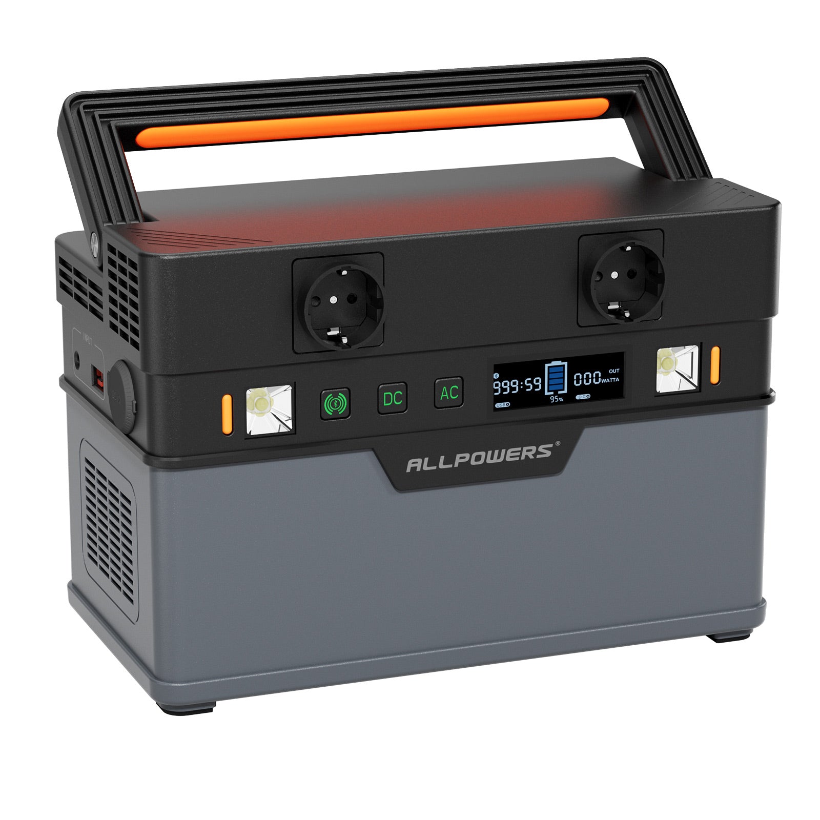 ALLPOWERS - Portable Power Station - 110V/220 V - 606Wh - Pure