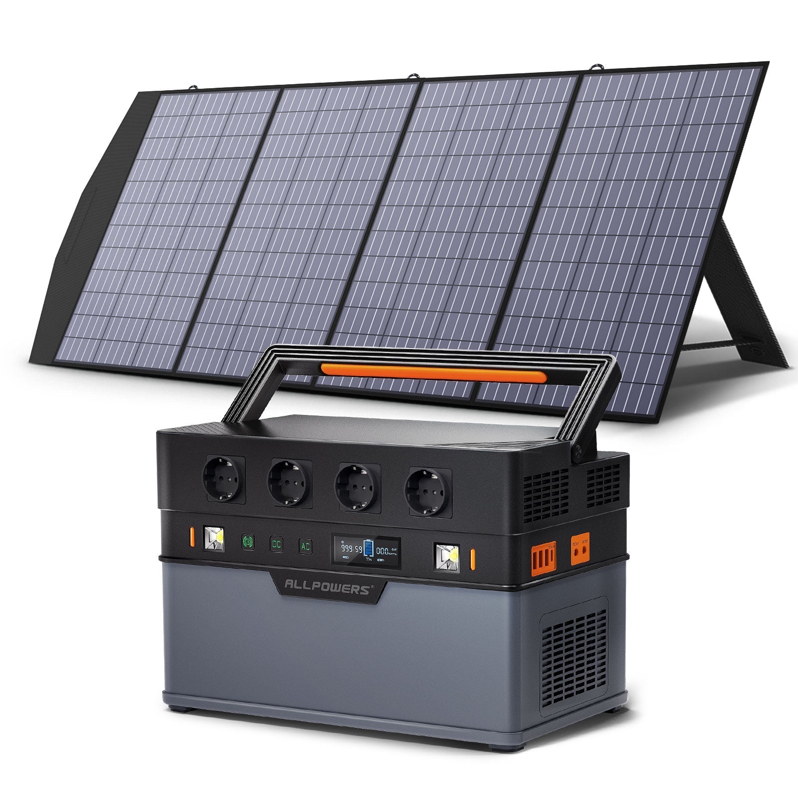 ALLPOWERS Solar Generator Kit 1500W (S1500 + SP033 200W Solar Panel)